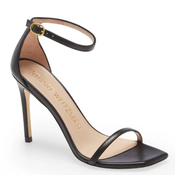 Stuart Weitzman Women's Nudist Curve 100 High Heel Sandals Size 8 - Picture 1 of 10